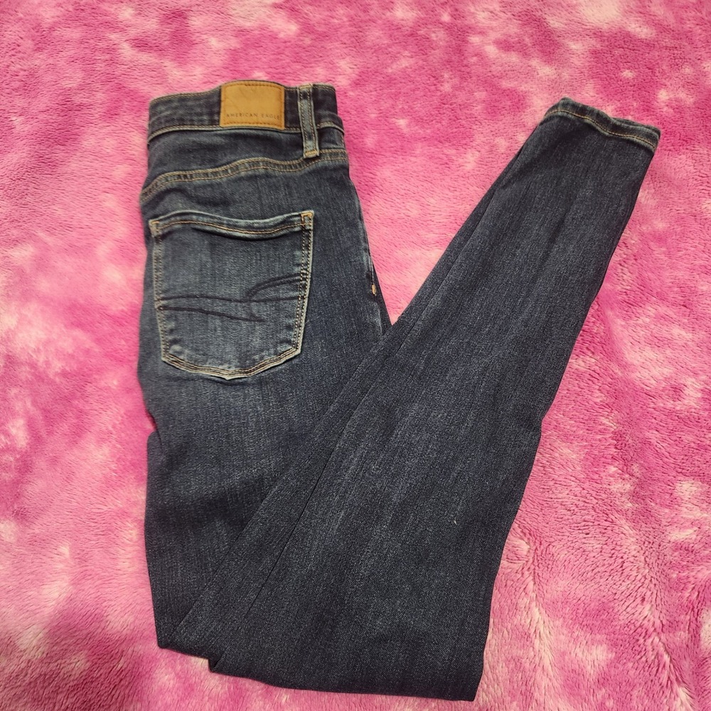 American Eagle Outfitters Womens Size 0 Hi Rise Jegging Next Level Stretch Jeans